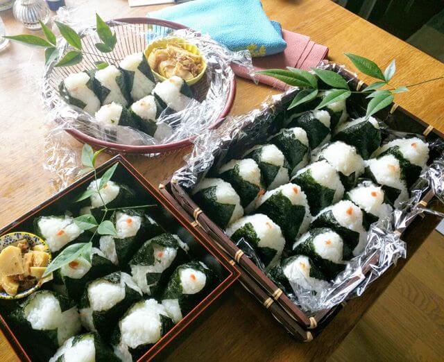 魚沼こしひかりのおにぎり